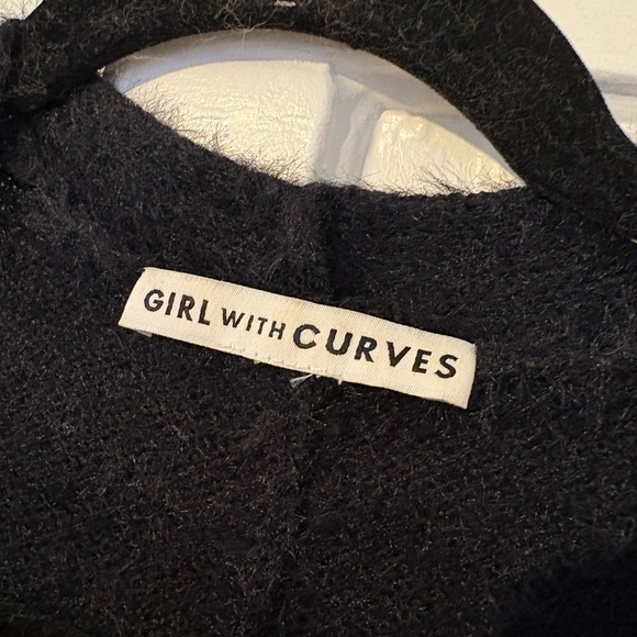 Girl With Curves Striped Duster Cardigan (M) - Picture 3 of 8